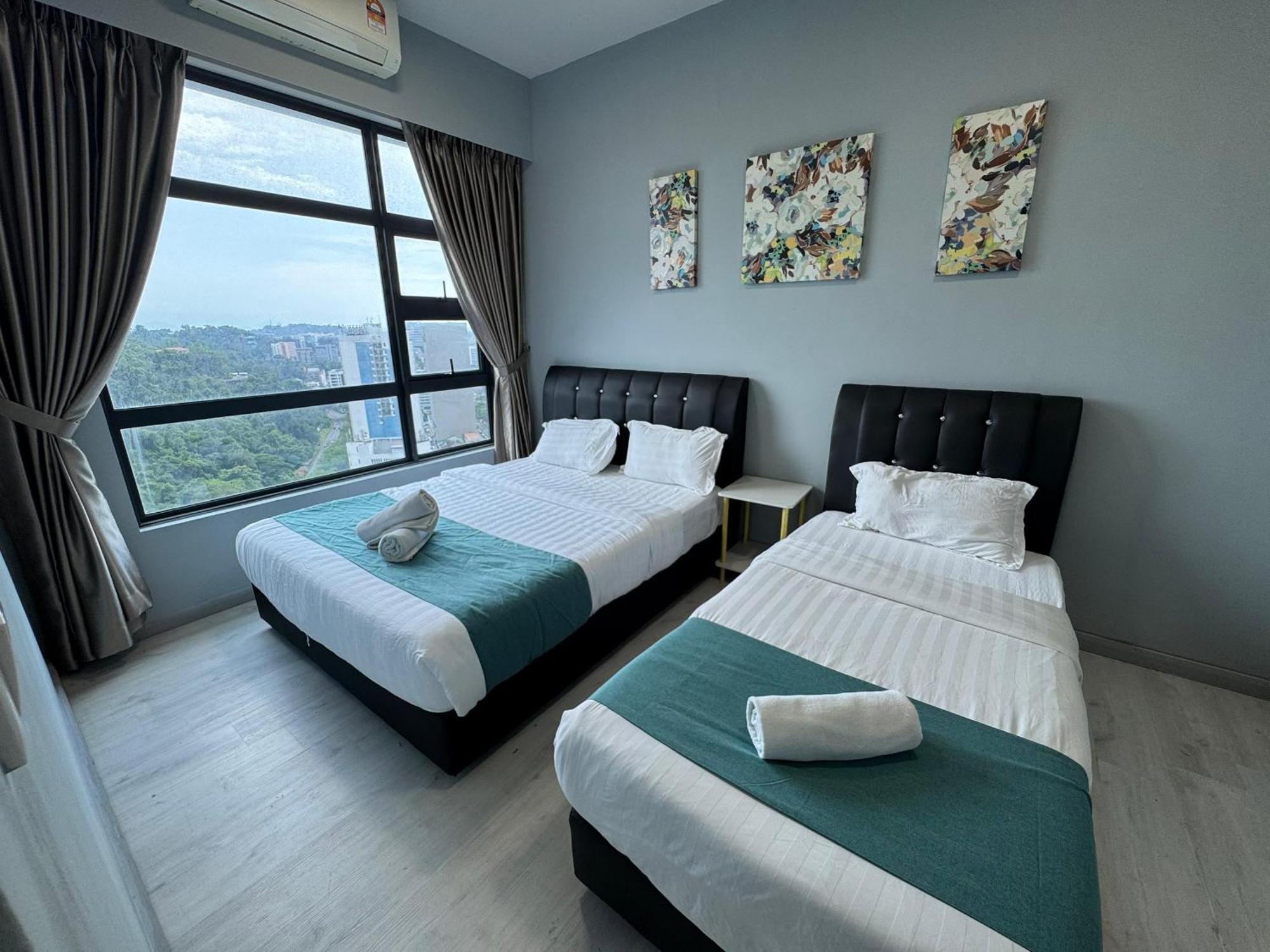 Sunset Seaview Vacation Condos @ Jesselton Quay Kota Kinabalu Ngoại thất bức ảnh
